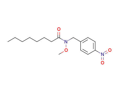 N-methoxy-N-(4-nitrobenzyl)octanamide