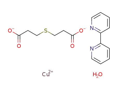{[Cu(μ3-tdp)(2,2'-bipyridine)]·H2O}n
