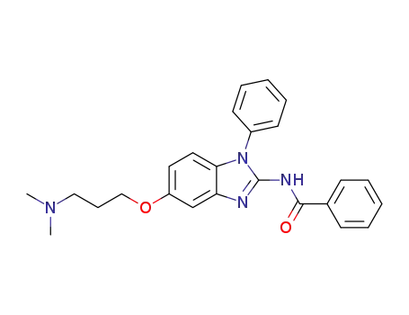 N-(5-(3-(dimethylamino)propoxy)-1-phenyl-1H-benzo[d]imidazol-2-yl)benzamide