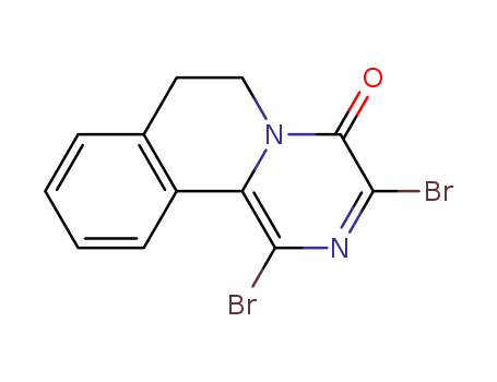1,3-dibromo-6,7-dihydro-4H-pyrazino[2,1-a]isoquinolin-4-one