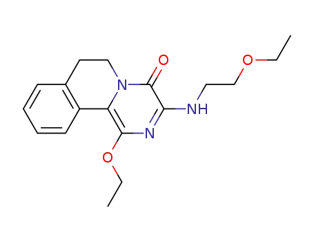 1-ethoxy-3-(2-ethoxyethylamino)-6,7-dihydro-4H-pyrazino[2,1-a]isoquinolin-4-one