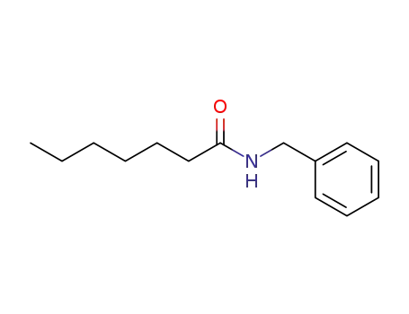 Molecular Structure of 55917-07-2 (Heptanamide, N-(phenylmethyl)-)