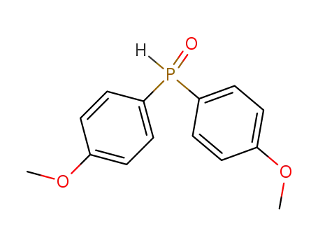 Molecular Structure of 15754-51-5 (Bis(4-methoxyphenyl)phosphine oxide)