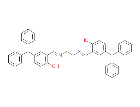 2,2'-[(1E,1'E)-(ethane-1,2-diylbis(azanylylidene)bis(methanylylidene))]bis(4-benzhydrylphenol)