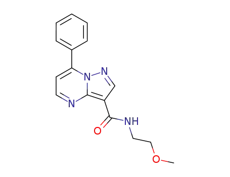N-(2-methoxyethyl)-7-phenylpyrazolo[1,5-a]pyrimidine-3-carboxamide