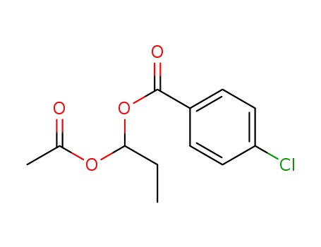 1-acetoxypropyl 4-chlorobenzoate
