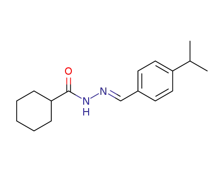 (E)-N'-(4-isopropylbenzylidene)cyclohexanecarbohydrazide