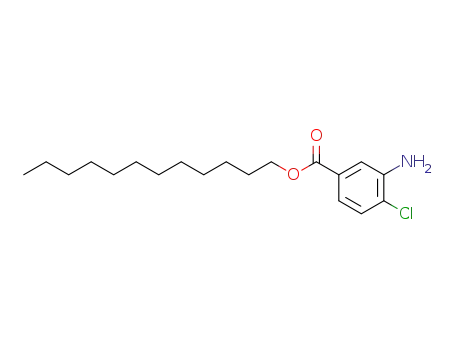 Molecular Structure of 6195-20-6 (Dodecyl 3-amino-4-chlorobenzoate)