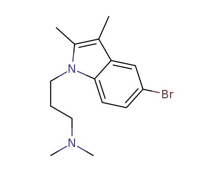 3-(5-bromo-2,3-dimethyl-1H-indol-1-yl)-N,N-dimethylpropan-1-amine