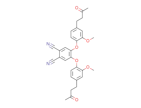 4,5-bis[2-methoxy-4-(3-oxobutyl)phenoxy]phthalonitrile