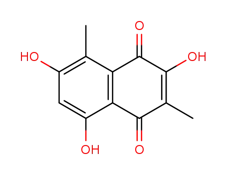 3,6,8-trihydroxy-2,5-dimethylnaphthoquinone