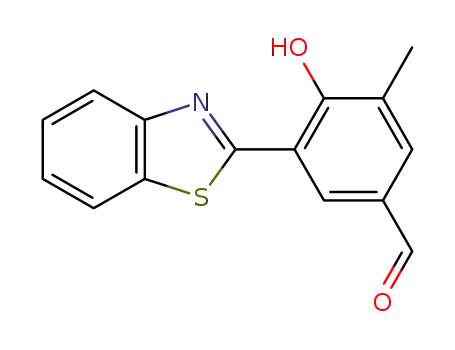3-(benzo[d] thiazol-2-yl)-4-hydroxy-5-methylbenzaldehyde