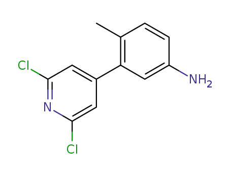 3-(2,6-dichloropyridin-4-yl)-4-methylaniline