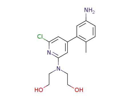 2,2'-((4-(5-amino-2-methylphenyi)-6-chloropyridin-2-yl)azanediyl)diethanol