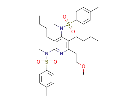 N,N'-(3,5-dibutyl-6-(2-methoxyethyl)pyridine-2,4-diyl)bis(N,4-dimethylbenzenesulfonamide)