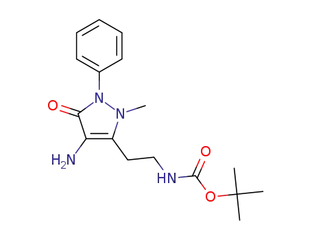tert-butyl N-[2-(4-amino-2-methyl-5-oxo-1-phenyl-2,3-dihydro-1H-pyrazol-3-yl)ethyl]carbamate