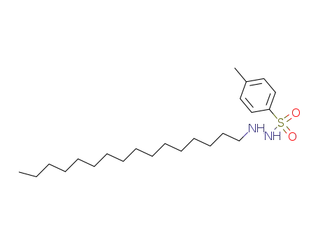 Molecular Structure of 52756-05-5 (Benzenesulfonic acid, 4-methyl-, 2-hexadecylhydrazide)
