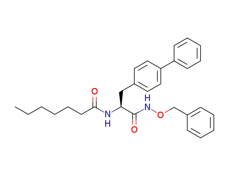 N-[(1S)-2-(benzyloxyamino)-2-oxo-1-[(4-phenylphenyl)methyl]ethyl]heptanamide