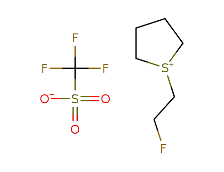 1-(2-fluoroethyl)tetrahydro-1H-thiophen-1-ium trifluoromethanesulfonate