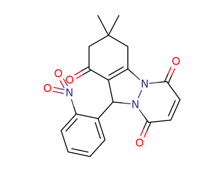 3,4-dihydro-3,3-dimethyl-11-(2-nitrophenyl)-2H-pyridazino[1,2-a]indazole-1,6,9(11H)-trione