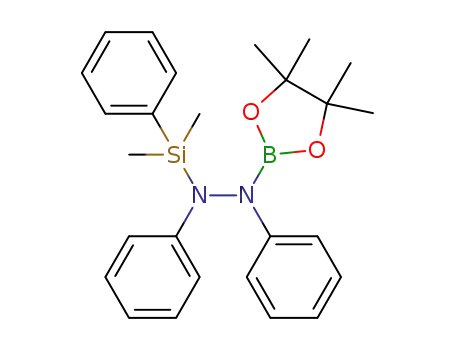 1-(dimethyl(phenyl)silyl)-1,2-diphenyl-2-(4,4,5,5-tetramethyl-1,3,2-dioxaborolan-2-yl)hydrazine
