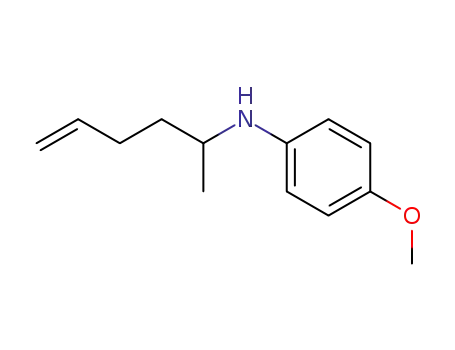 Benzenamine, 4-methoxy-N-(1-methyl-4-pentenyl)-