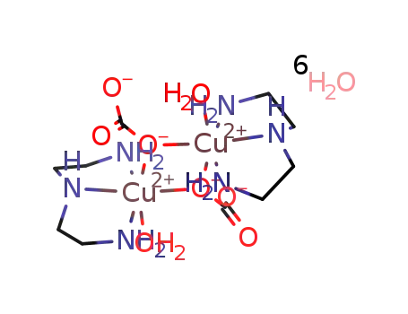 di(μ-carbonato)bis[aqua(diethylenetriamine)copper(II)] hexahydrate