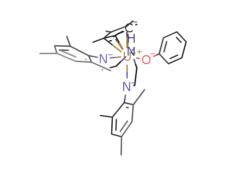 [(1,2,3,4,5-pentamethylcyclopentadiene)U(OPh)(HN3Mes)]