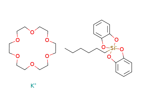 potassium [18-crown-6] bis(catecholato)hexylsilicate