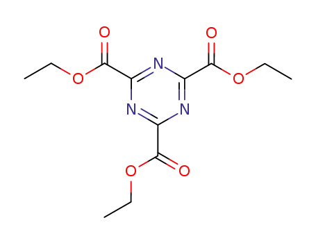 Molecular Structure of 898-22-6 (TRIETHYL 1 3 5-TRIAZINE-2 4 6-TRICARBOX&)