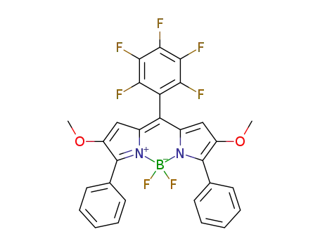 N,N’-difluoroboryl-3,3’-dimethoxy-2,2’-diphenyl-6-(pentafluorophenyl)dipyrrin