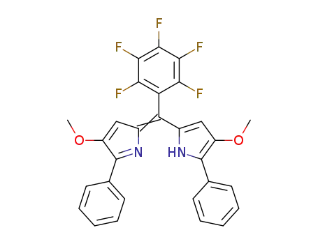 3,3’-dimethoxy-2,2’-diphenyl-6-(pentafluorophenyl)dipyrrin