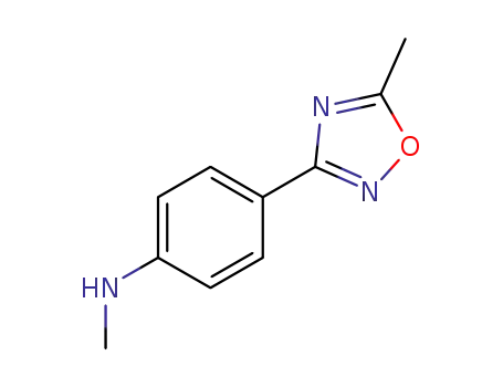 N-methyl-4-(5-methyl-1,2,4-oxadiazol-3-yl)aniline