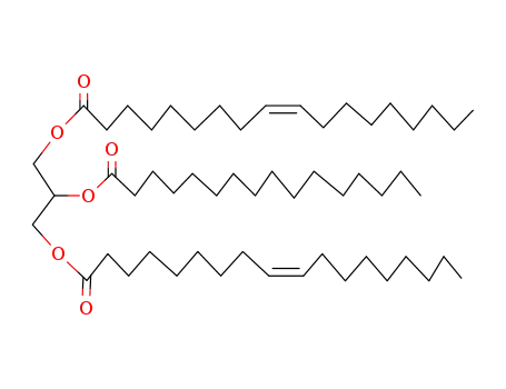 Molecular Structure of 1716-07-0 (1,3-DIOLEOYL-2-PALMITOYL-GLYCEROL)