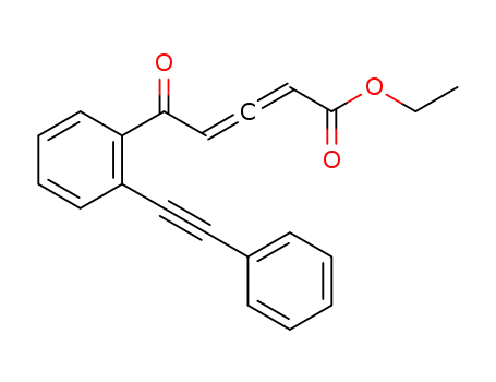 ethyl 5-oxo-5-(2-(phenylethynyl)phenyl)penta-2,3-dienoate