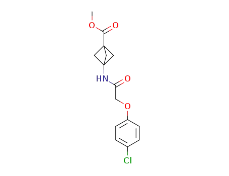 methyl 3-[[2-(4-chlorophenoxy)acetyl]amino]bicyclo[1.1.1]pentane-1-carboxylate
