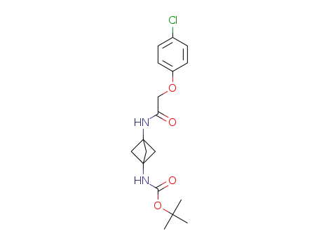 tert-butyl (3-(2-(4-chlorophenoxy)acetamido)bicyclo[1.1.1]pentan-1-yl)carbamate