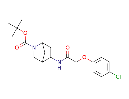 tert-butyl 5-(2-(4-chlorophenoxy)acetamido)-2-azabicyclo[2.2.1]heptane-2-carboxylate