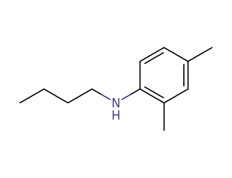 Molecular Structure of 41115-19-9 (N-butyl-2,4-dimethylbenzenamine)