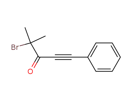 4-bromo-4-methyl-1-phenyl-pent-1-yn-3-one