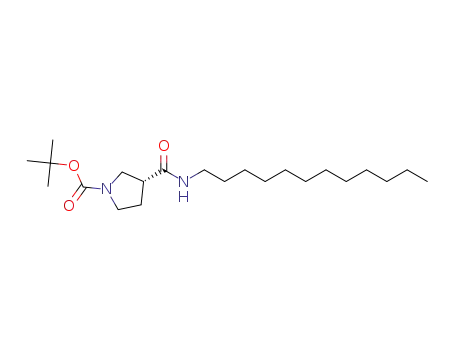 tert-butyl (R)-3-(dodecylcarbamoyl)pyrrolidine-1-carboxylate