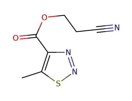 2-cyanoethyl 5-methyl-1,2,3-thiadiazole-4-carboxylate