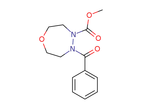 N-methoxycarbonyl-N'-benzoyl[1,4,5]-oxadiazepane