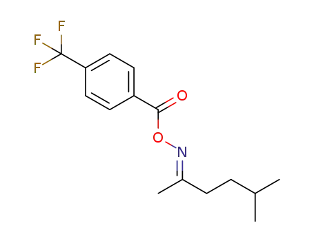 (E)-5-methylhexan-2-one O-(4-(trifluoromethyl)benzoyl) oxime