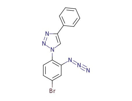 1-(4-bromo-2-azidophenyl)-4-phenyl-1H-1,2,3-triazole