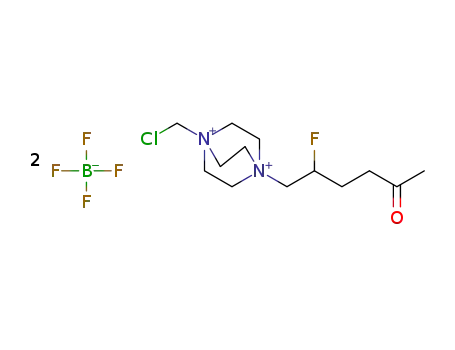 C13H24ClFN2O(2+)*2BF4(1-)