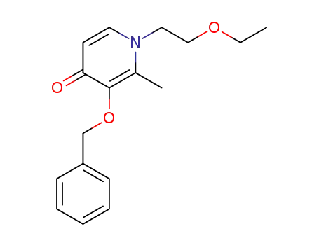 1-(2'-ethoxyethyl)-2-methyl-3-benzyloxy-4-(1H)-pyridinone