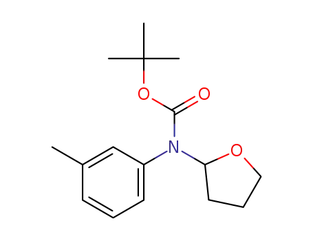 tert-butyl (tetrahydrofuran-2-yl)(m-tolyl)carbamate
