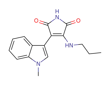3-(1-methyl-1H-indol-3-yl)-4-(propylamino)-1H-pyrrole-2,5-dione
