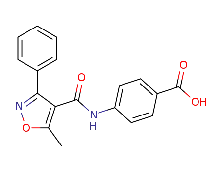 4-(5-methyl-3-phenylisoxazole-4-carboxamido)benzoic acid